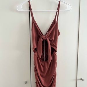 Tie Front Dress